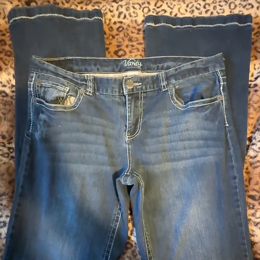 Vanity Women's Classic Blue Boot Cut Jeans